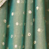 Sea Green Organza Saree with Zari Weave